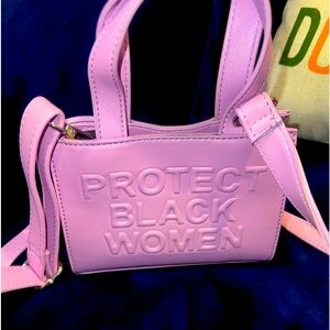 CISE Protect Black Women Lavender Purse
